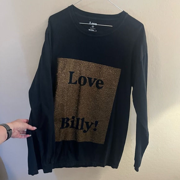 Gold Glitter Love Billy! T-shirt - Picture 3 of 6